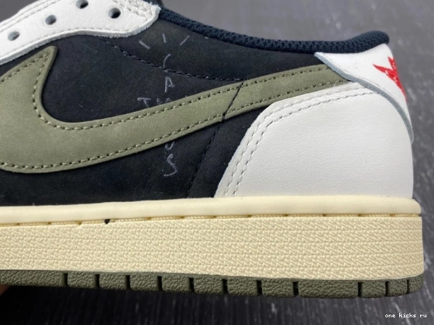 Chep Onekick Jordan Jordan Olive Travis DZ4137-106 Air Scott x Air 1 Low Retro OG 0527